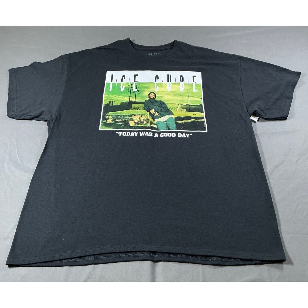 Ice Cube Today Was a Good Day Black Graphic T-Shirt Mens 2XL Hip Hop Rap Tee